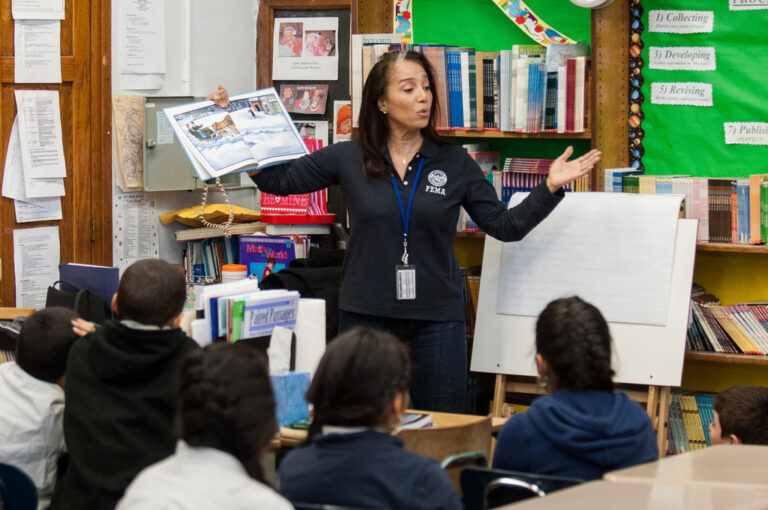 Georgia teacher demonstrating specialized instruction