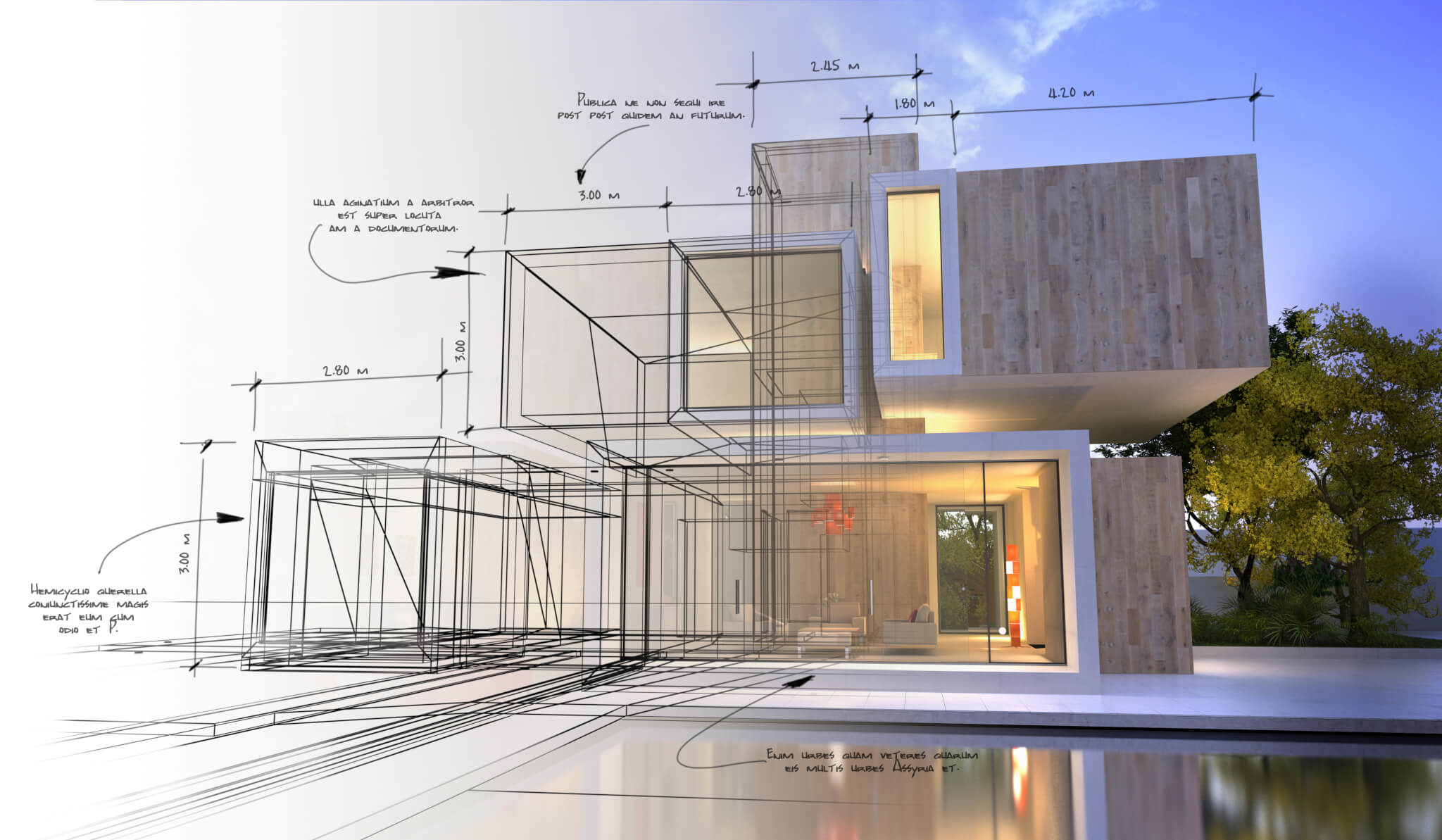 insurance design administrator reviewing blueprints