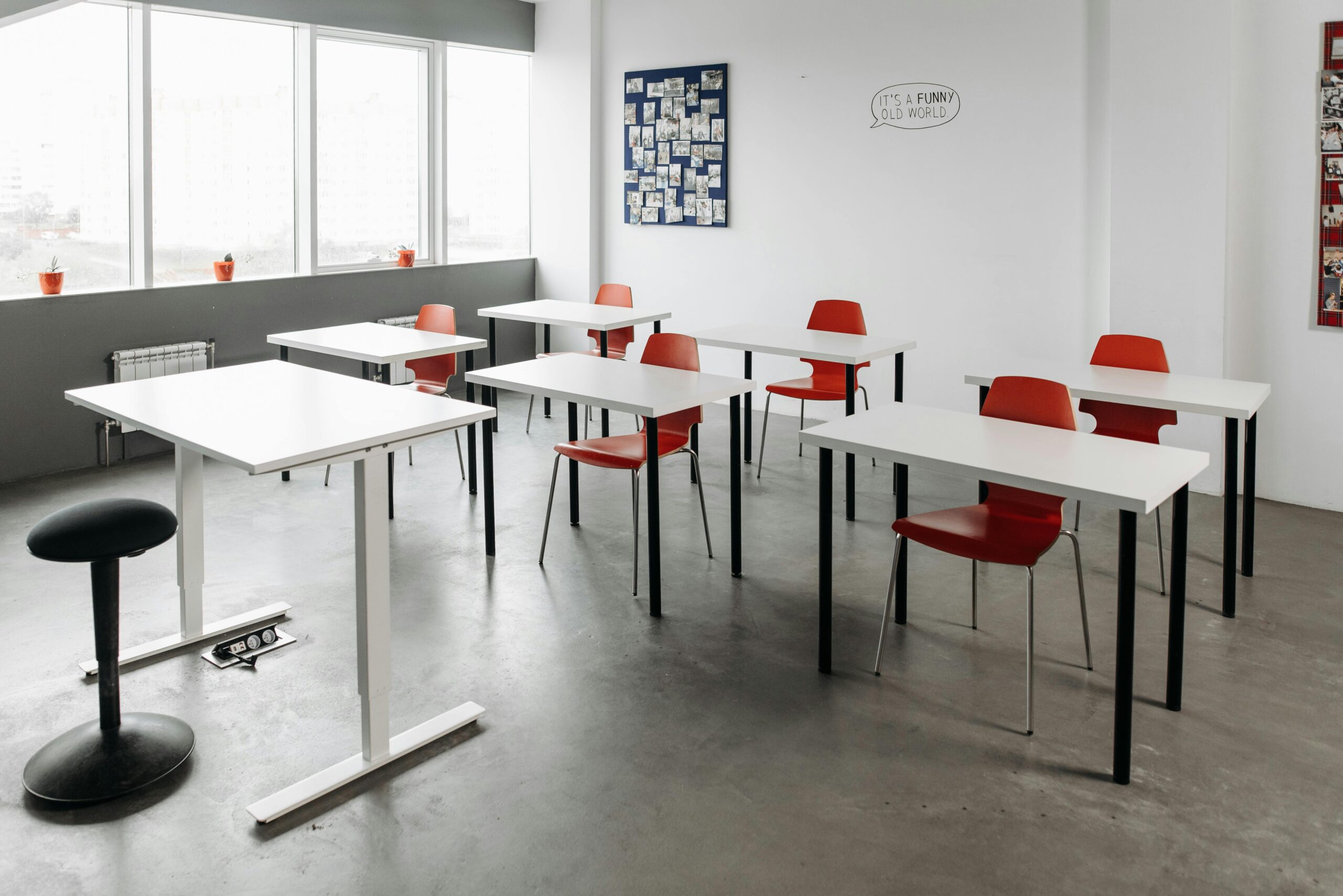 interior design students studio classroom